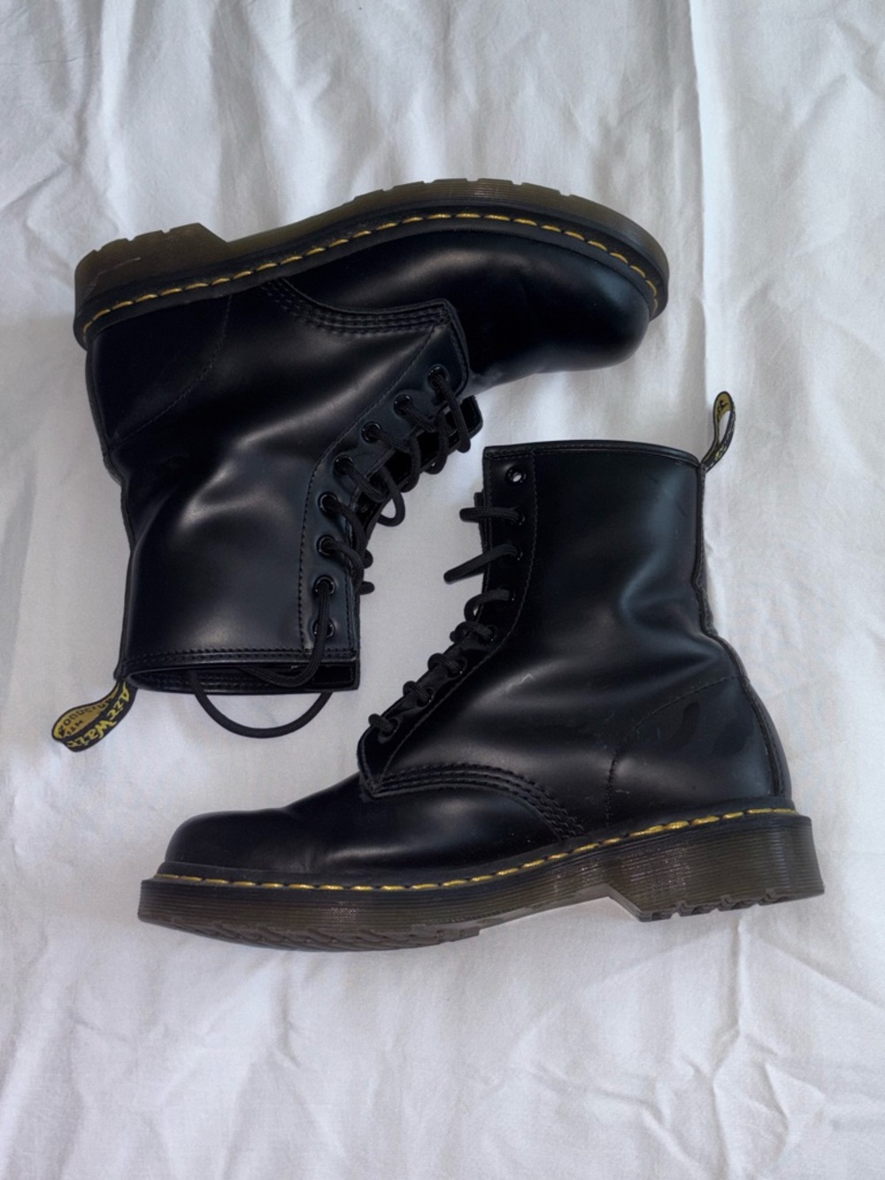 NEW 1460 WOMEN'S Smooth Leather Lace Up Boots